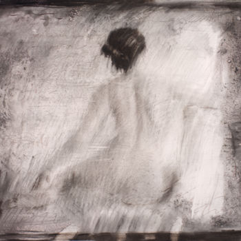 Drawing titled "I wrote her ( de do…" by Anthony Oliver, Original Artwork, Charcoal