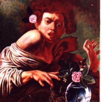 Pittura intitolato "after Caravaggio bo…" da Anthony Payne, Opera d'arte originale