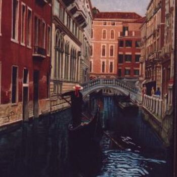 Pintura titulada "Venice 2" por Anthony Payne, Obra de arte original