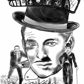 Malerei mit dem Titel "Alexandre Du Chaplin" von Poemu, Original-Kunstwerk
