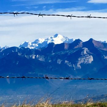 Fotografia intitolato "Mt Blanc Migration…" da Abacchetta, Opera d'arte originale