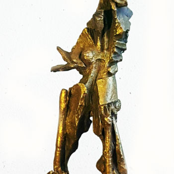 Sculpture intitulée ""HOMMAGE À SAMIR KA…" par Antoine Berbari, Œuvre d'art originale, Bronze