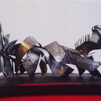 雕塑 标题为“" MARINE "” 由Antoine Berbari, 原创艺术品, 不锈钢
