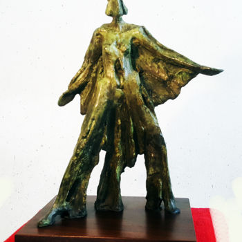 Скульптура под названием "" DAMO DRAPREE "" - Antoine Berbari, Подлинное произведение искусства, Бронза