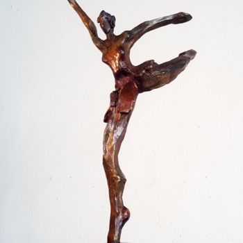 Escultura titulada "" BALLERINE II "" por Antoine Berbari, Obra de arte original, Bronce