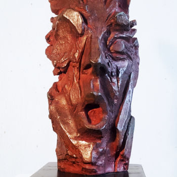 Escultura intitulada "" LE CHAT "" por Antoine Berbari, Obras de arte originais, Bronze