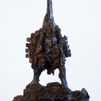 Sculpture intitulée "" PHENIX ELECTRONIQ…" par Antoine Berbari, Œuvre d'art originale, Bronze