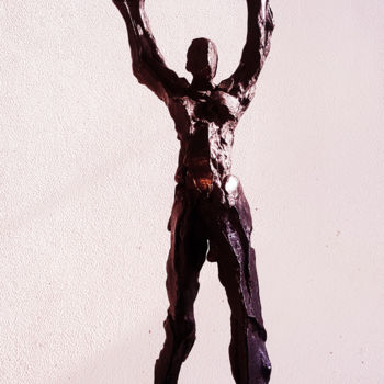 Sculpture titled "" LE MASQUE "" by Antoine Berbari, Original Artwork, Bronze
