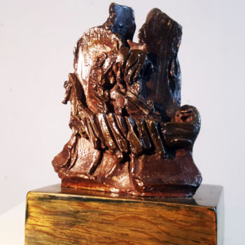 Skulptur mit dem Titel "" PHINIKIA "" von Antoine Berbari, Original-Kunstwerk, Bronze