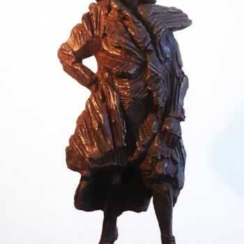 Escultura intitulada "HOMMAGE A ZAHA HADID" por Antoine Berbari, Obras de arte originais, Bronze