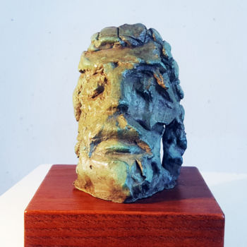 Sculpture titled "" LE CHRIST " - Mas…" by Antoine Berbari, Original Artwork, Bronze