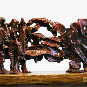 Sculpture titled "" GUIRLANDE "" by Antoine Berbari, Original Artwork, Bronze