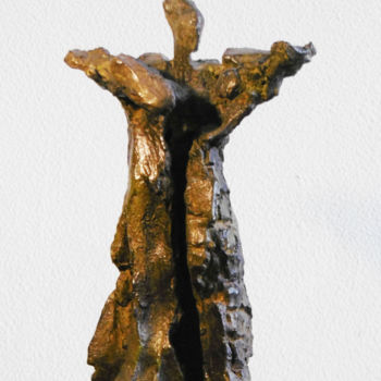 Sculptuur getiteld "" PAPINIEN "" door Antoine Berbari, Origineel Kunstwerk, Bronzen