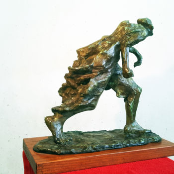 Sculpture titled ""CAIN"" by Antoine Berbari, Original Artwork, Bronze