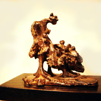 Sculptuur getiteld "" LA MAMMA"" door Antoine Berbari, Origineel Kunstwerk, Bronzen