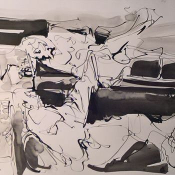 제목이 "1 La conversation"인 미술작품 Antoine Faure로, 원작, 잉크
