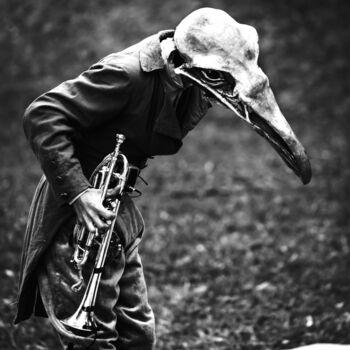 Fotografia intitolato "Homme Oiseau 2" da Antoine Heid, Opera d'arte originale, Fotografia digitale
