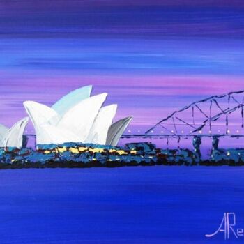 Peinture intitulée "Sydney Opera House" par Antoine Renault, Œuvre d'art originale