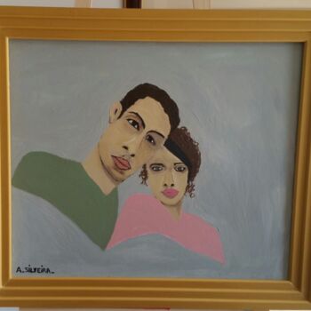 Painting titled "Diego melissa" by Antoine Silveira, Original Artwork, Acrylic