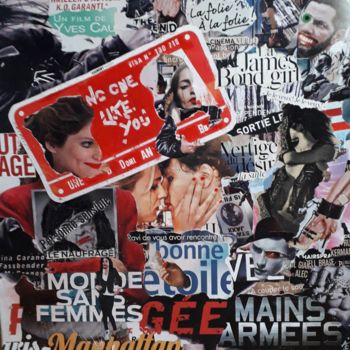 Collages titled "No one like you" by Antoine Salemi, Original Artwork, Collages
