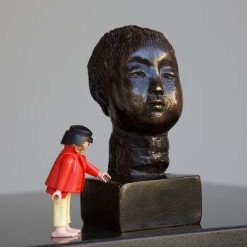 Rzeźba zatytułowany „Little Forgotten” autorstwa Antoinette Rozan, Oryginalna praca, Brąz