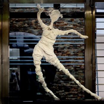 Sculpture titled "Dance With Me" by Antoinette Rozan, Original Artwork, Plaster