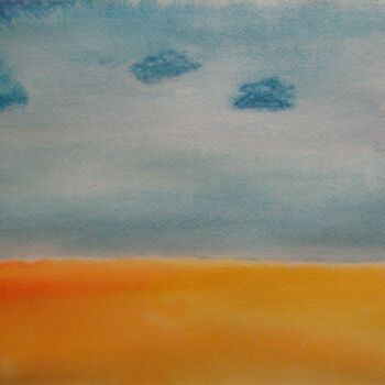 Pittura intitolato "Horizon .jpg" da Anton, Opera d'arte originale, Acquarello