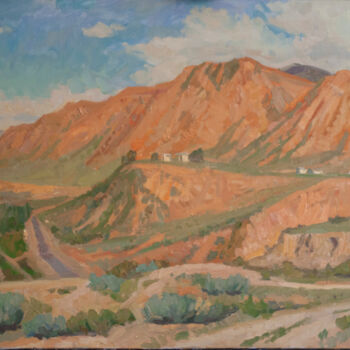 Картина под названием "В горах Киргизии" - Антон Моховиков, Подлинное произведение искусства, Масло