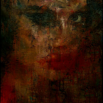 Digital Arts titled "Ghostly portrait of…" by Anton Pustovalov, Original Artwork, Digital Painting