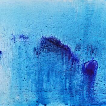 Painting titled "Simply blue" by Anton Rakun, Original Artwork, Acrylic