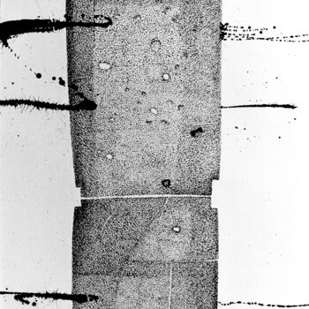 Tekening getiteld "Column (I-IV)" door Anton Terziev, Origineel Kunstwerk, Inkt