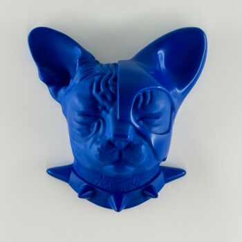 雕塑 标题为“DualCat - Deep Blue” 由Anton Tische, 原创艺术品, 树脂