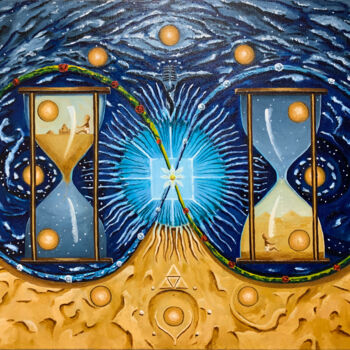 Картина под названием "The sands of time" - Anton Vishnevsky (A. Vish), Подлинное произведение искусства, Масло Установлен н…