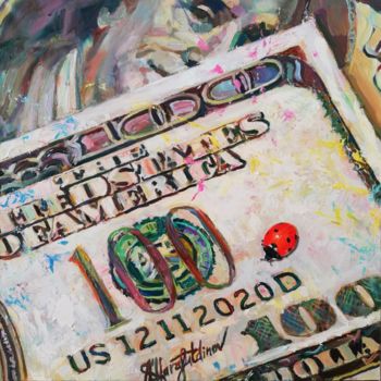 Картина под названием "Money talks" - Anton Sharafutdinov, Подлинное произведение искусства, Масло