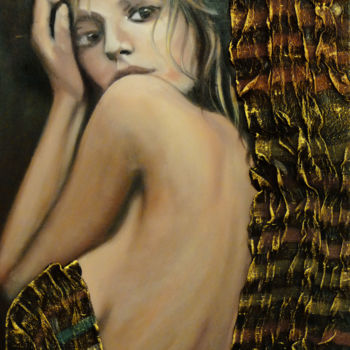 Peinture intitulée "nudita-olio-50x70.j…" par Antonella Guarneri, Œuvre d'art originale