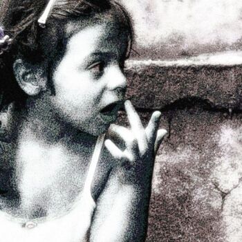 Fotografia intitolato "La petite fauve" da Antonella Iurilli Duhamel, Opera d'arte originale