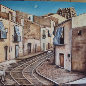 Pintura intitulada "corleone-jpg.jpg" por Antonella Savona, Obras de arte originais, Óleo