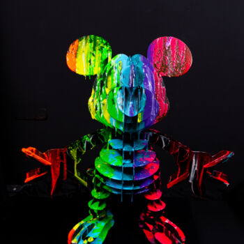 "Metal Mickey Enorme" başlıklı Heykel Antoni Dragan tarafından, Orijinal sanat, Metaller