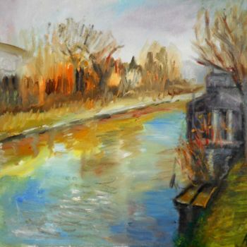 제목이 "Canal de l'Oise 2 T…"인 미술작품 Antonia Ney로, 원작, 기름