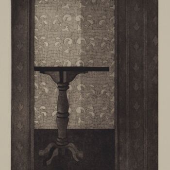 Gravures & estampes intitulée "Habitación I" par Antonia Téllez, Œuvre d'art originale, Eau-forte