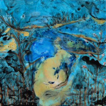 Pittura intitolato "SEA FOREST #4" da Antonieta Martinho, Opera d'arte originale, Acrilico Montato su Altro pannello rigido