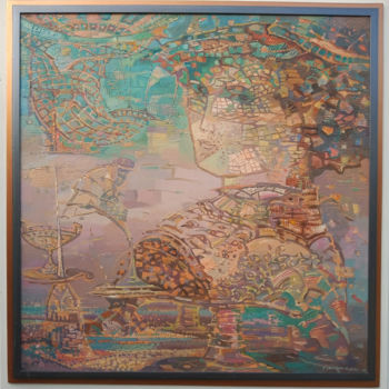 Peinture intitulée "Dream" par Pavel Melnikov, Œuvre d'art originale, Huile