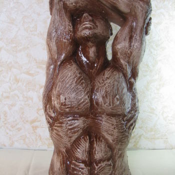 Sculpture titled "Torso" by Pavel Melnikov, Original Artwork, Ceramics
