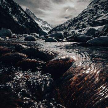 Photographie intitulée "Copper River" par Antonin Borie, Œuvre d'art originale, Photographie numérique
