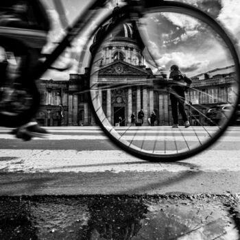 Photographie intitulée "Bicycle Race in Par…" par Antonin Borie, Œuvre d'art originale, Photographie numérique