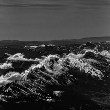 Fotografie getiteld "Mountain's waves" door Antonin Borie, Origineel Kunstwerk, Digitale fotografie
