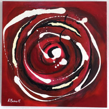 Peinture intitulée "Abstraccion.jpg" par Antonio Muñoz Rodríguez, Œuvre d'art originale, Acrylique