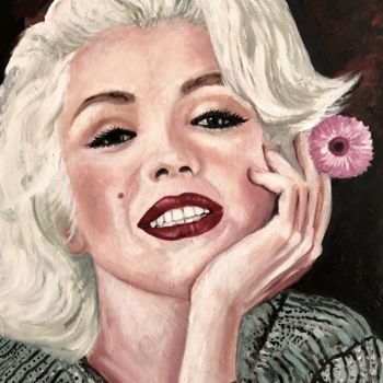 Pittura intitolato "Marilyn" da Antonio Muñoz Rodríguez, Opera d'arte originale, Olio