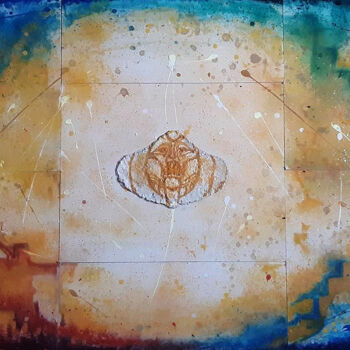 Картина под названием "The Fifth Element" - Antonio Bagia, Подлинное произведение искусства, Акрил