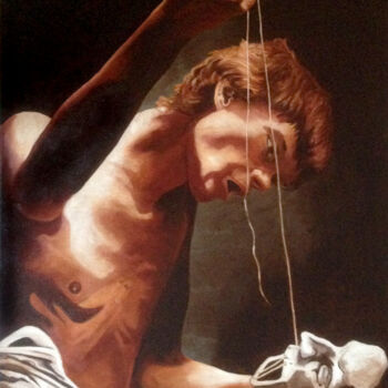 Pintura titulada "silenzio-forzato-co…" por Antonio Cantiello, Obra de arte original